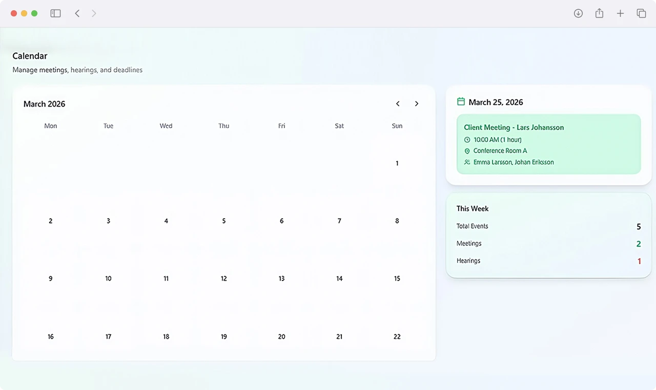 Legal Document Ingestion and Case Workspace Dashboard