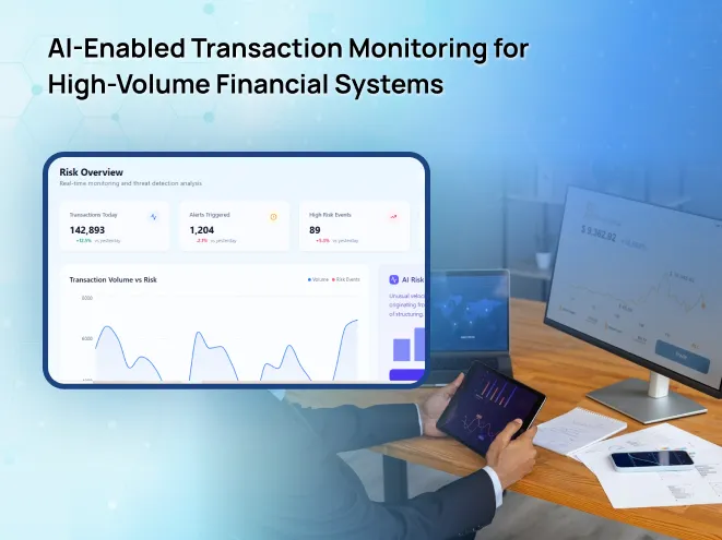 AI-Enabled Transaction Monitoring for High-Volume Financial Systems