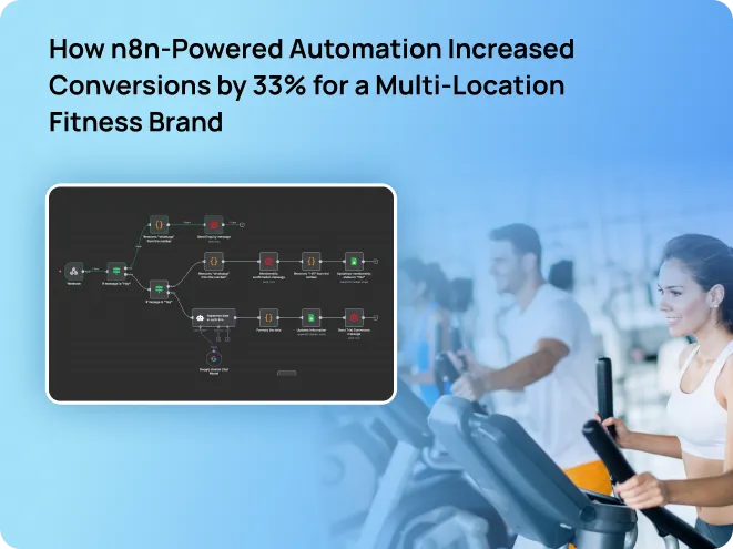 How n8n-Powered Automation Increased Conversions by 33% for a Multi-Location Fitness Brand