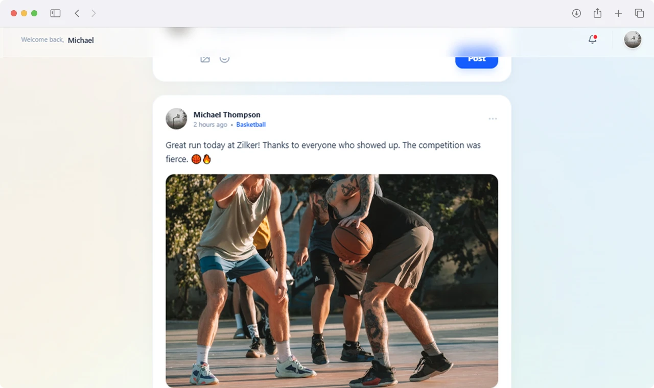 Multi-Sport Community Platform Screenshot 6