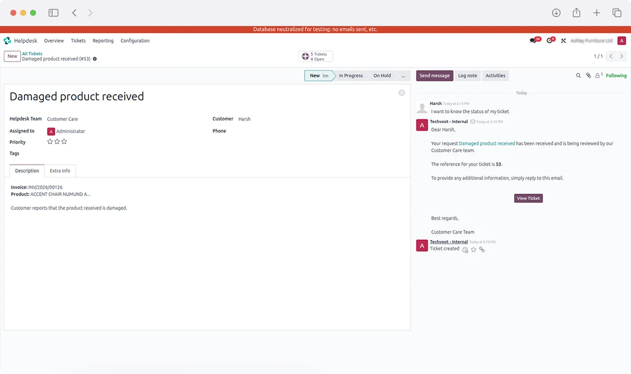 Odoo ERP and n8n Workflow Automation Platform Screenshot 3