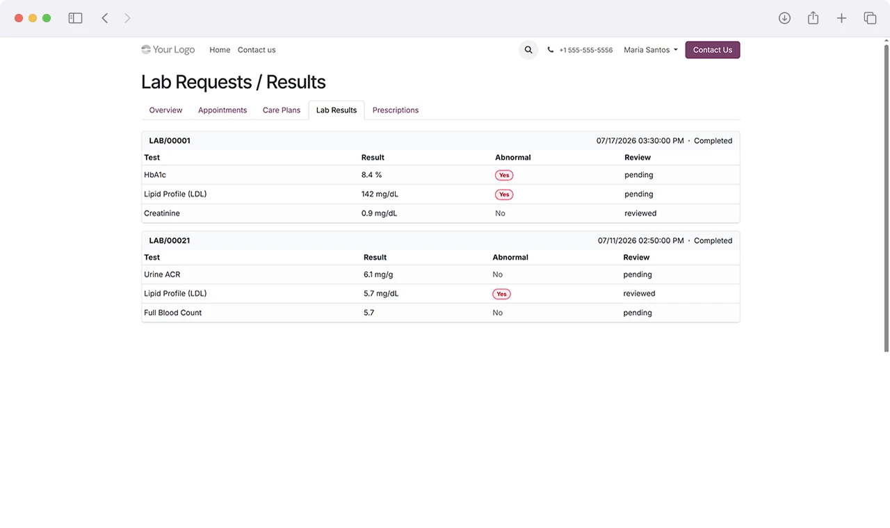 Value-Based Primary Healthcare Operations Platform Screenshot 8