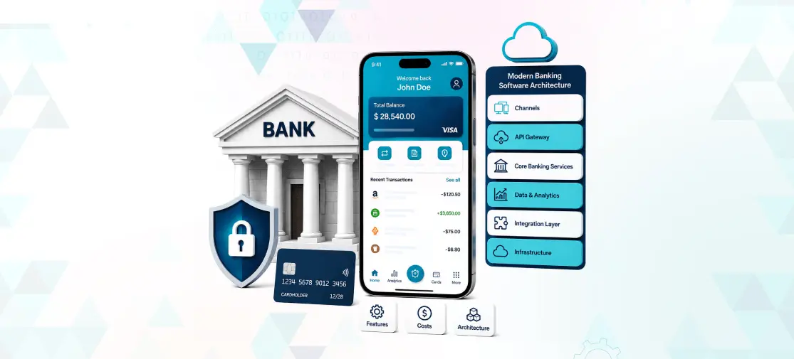 Modern Banking Software Development: Features, Costs & Architecture