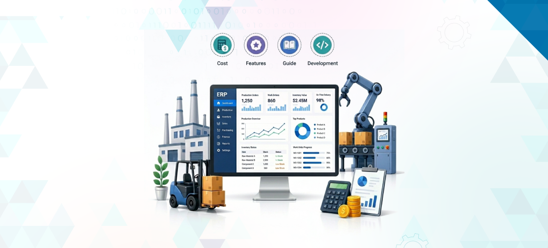 Manufacturing ERP Software Development: Cost, Features & Guide