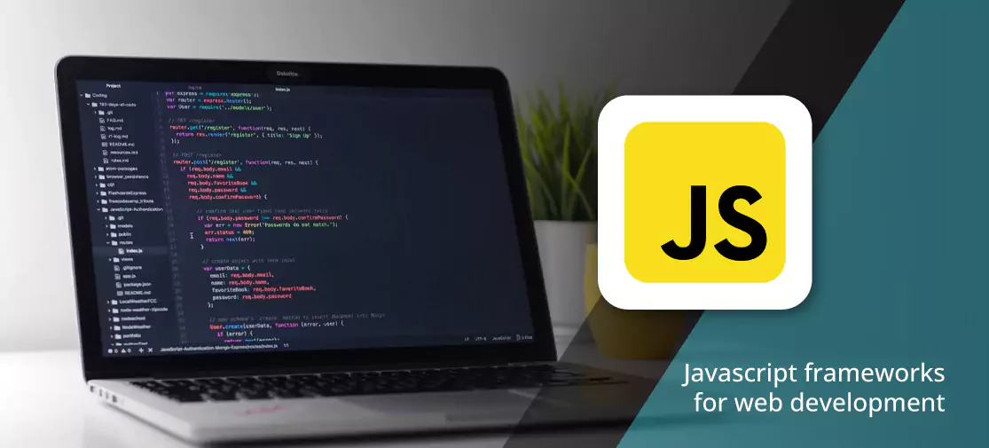 Most popular javaScript frameworks for web development