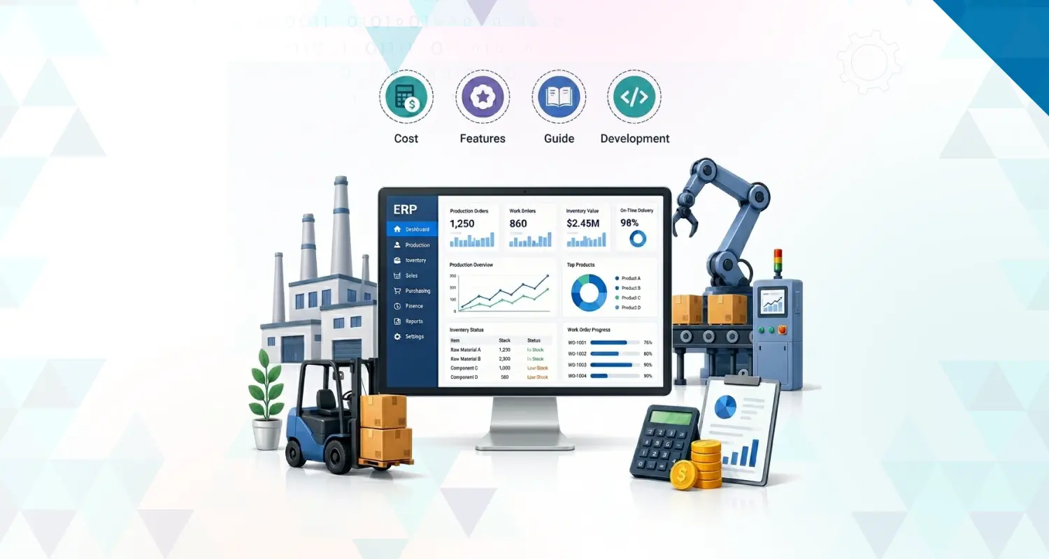 Manufacturing ERP Software Development: Cost, Features & Guide
