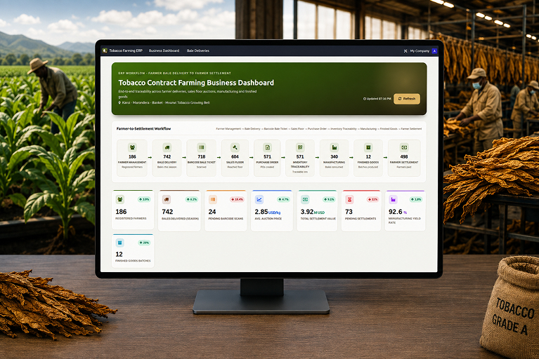 Transforming Tobacco Contract Farming With Odoo ERP
