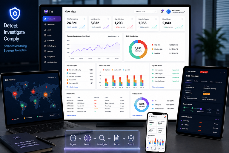 AI-Enabled Transaction Monitoring for High-Volume Financial Systems