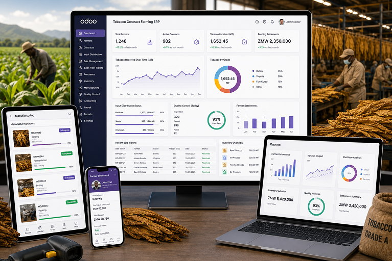 Transforming Tobacco Contract Farming With Odoo ERP