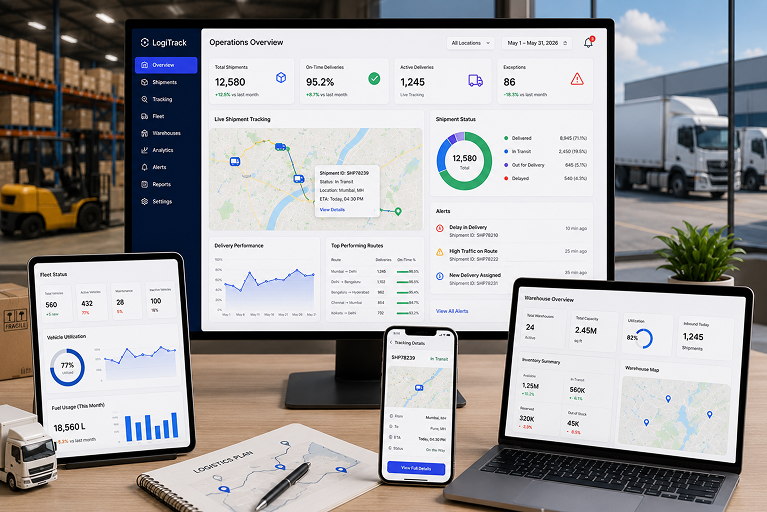Real-Time Logistics Operations Powered by Cloud Infrastructure for Logistics