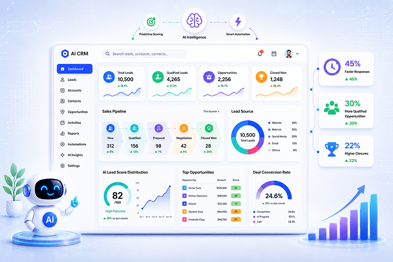 AI-Based Sales CRM Drove Higher Conversions with Intelligent Automation