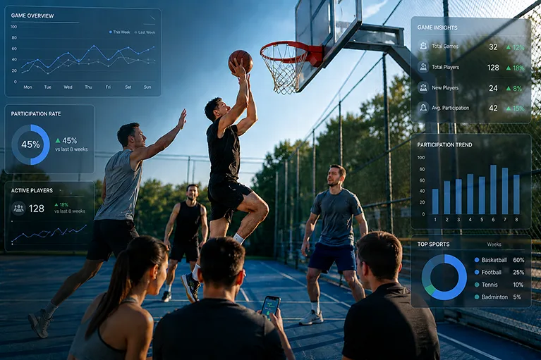 Multi-Sport Community Platform Increased Weekly Game Participation by 45%